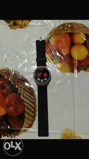 Quartz led touch watch new one