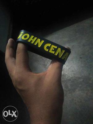 Real John cena band wrist band in black colour