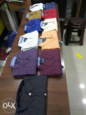Several Color Dress Shirts