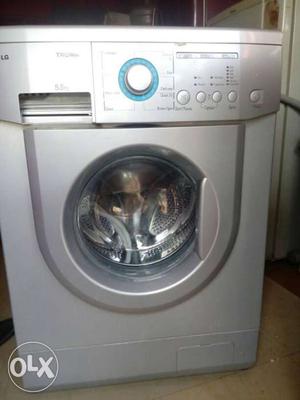 Silver LG Front-load Washing Machine