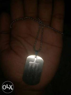 Silver Monster Dog Tag