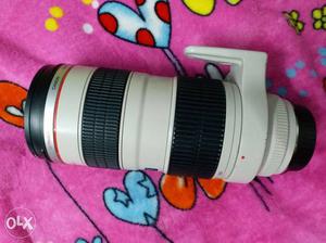 White And Black DSLR Camera Lens