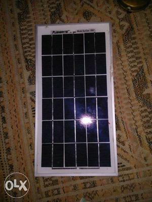 White And Black Solar Panel