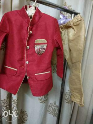 2-3 yrs. Silk fabric. Good condition