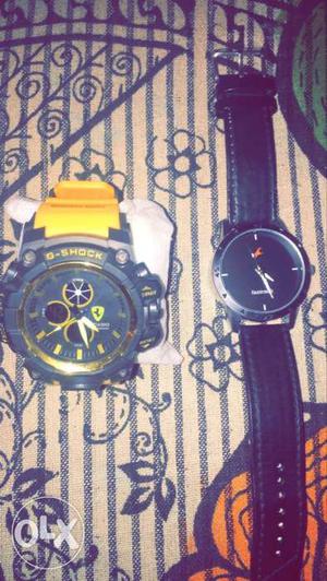 2 watch argent sell fastrack&G-shock