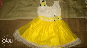 3-4 years old girl Party wear frok