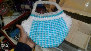 A hand made crystal bag which is not used at all
