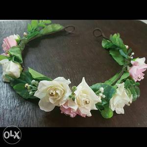 Artificial real like floral tiaras, floral crown,