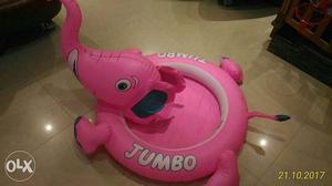 Big 4 ft Pink Elephant Inflatable bathing tub for kids