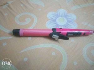 Black And Pink Hair Styling Iron