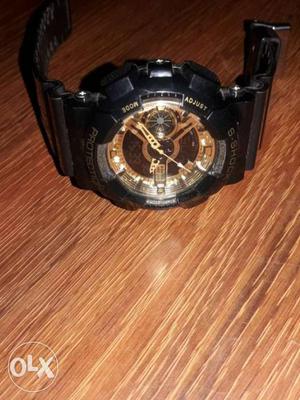 Black G-Shock Sport Watch With Black Strap