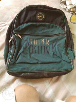 Black and green bag in good condition