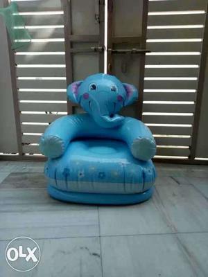 Blue Inflatable Elephant Chair