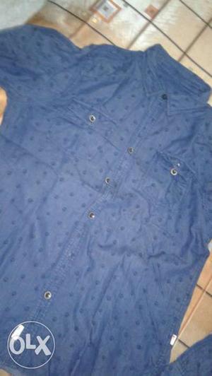 Blue denim shirt size available XL not yet used