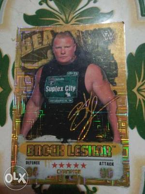 Brock Lesnar WWE Trading Card