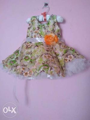 Designer party baby dresses. Size 16. Each at