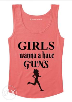 Girl's Pink Tank Top