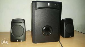 Iball woofer and 2 speakers.