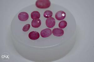 Natural Ruby manek gemstone Average size 2 to 3