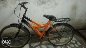 Orange And Black Challenger Bicycle