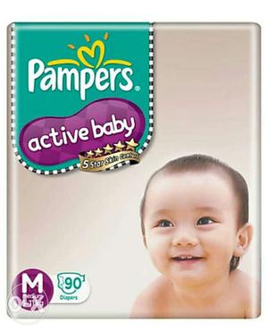 Pampers Active Baby Box M size 6-11 kg 90 Qty