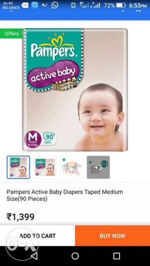 Pampers new pack