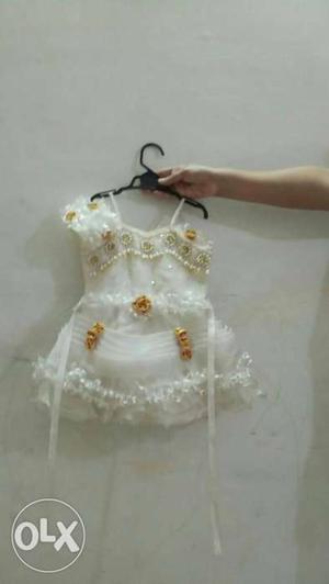 Party wear frock for 1-2 yr