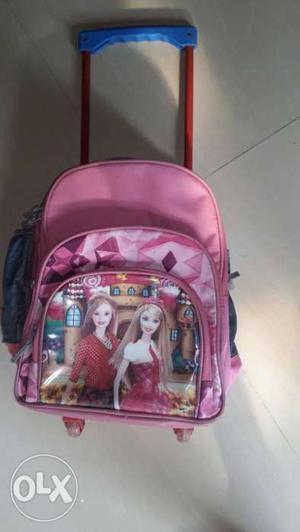Pink Barbie Pull Bag