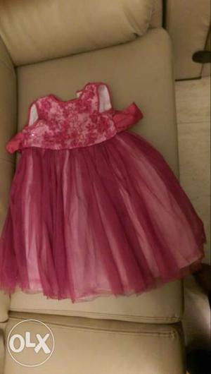 Pink frock for 2-4 yr old from Macy's, US