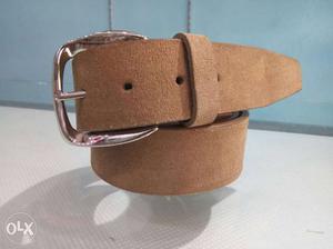 Various variety of leather belt at fashion