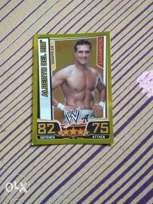 WWE Alberto Del Rio Card