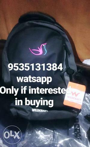 Wildcraft bag by smartshoppy brandnew