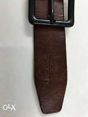 Woodland Genuine Leather Brown Belt