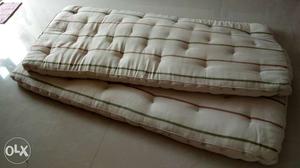 2 cotton matress fil with 18kg cotton. size L 6ft w3ft H 4