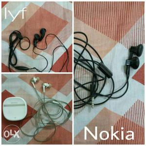 3 Earphones compatible with all android phones
