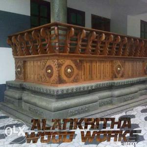 All wood and cupboard works.