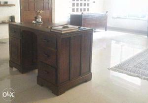 Beautiful Wooden Desk with Storage, Antique Furniture