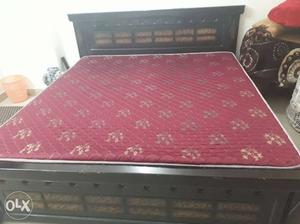 Bed with good quality mattress... used only for 1