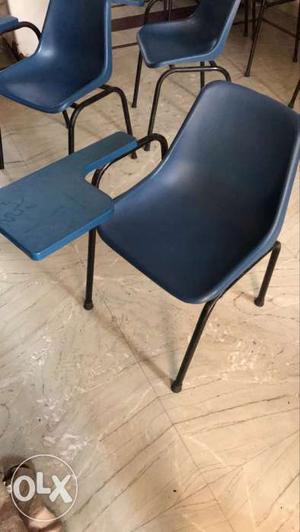 Black And Blue Plastic Chair