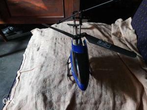 Black And Blue RC Helicopter