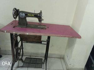 Black Philips Treadle Sewing Machine