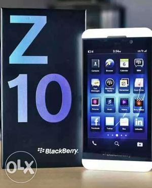 BlackBerry z10 white with superb processing and