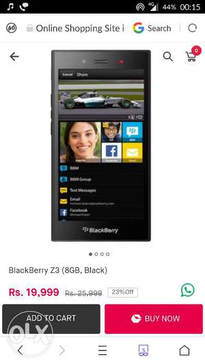 Blackberry z3 brand new condition with box and