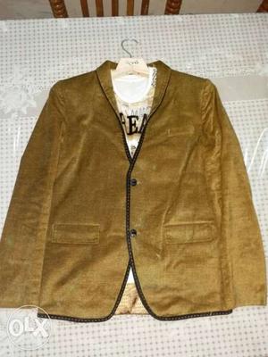 Blazo Children's Brown And Black Blazer