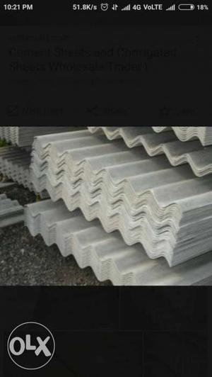 Cement sheet good condition 2nd hand only 50 pesis