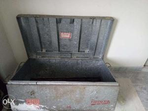 Galvanised steel storage trunk. 3ft×2.5ft×2ft. AT /-