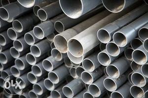 Grey Steel Pipes