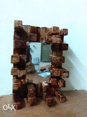 Homemade designing mirror 15cm *20cm.only one