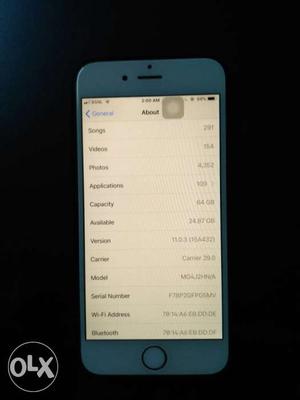 IPhone 6 64GB Properly working Selling it as I