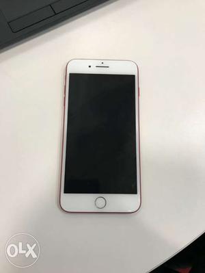 IPhone 7 Plus Red 128 GB In warranty. Charger &
